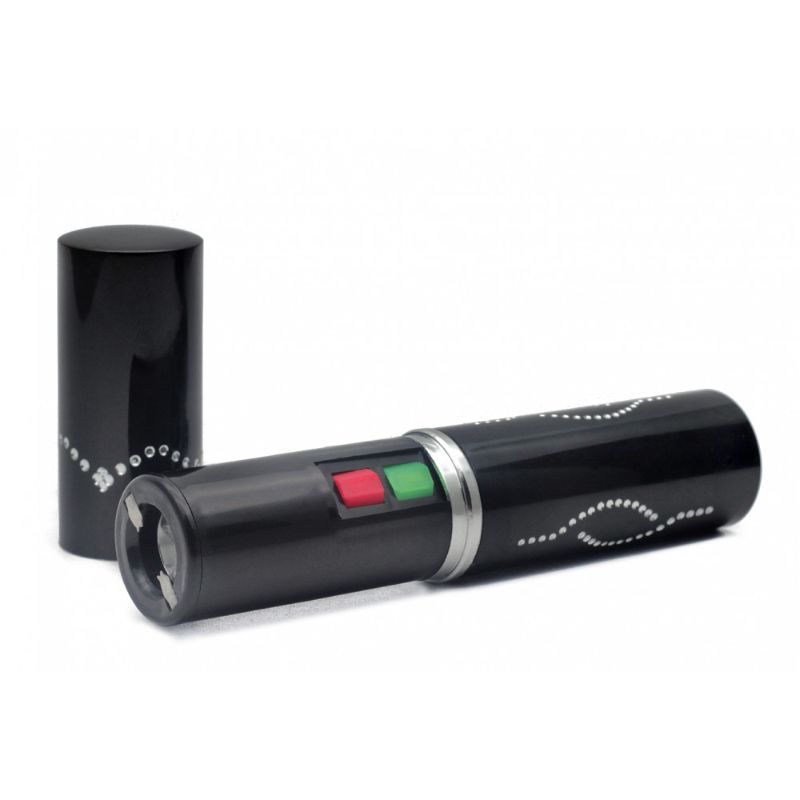 Photo 1 of Black Cheetah 5" Lipstick Stun Gun USB Charging LED Flashlight 