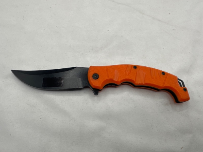 Photo 1 of Orange Pocket Knife New