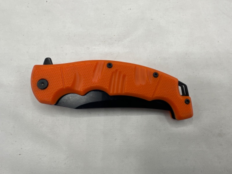 Photo 2 of Orange Pocket Knife New