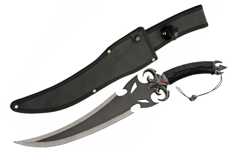 Photo 1 of Ghoul Stainless Steel Blade | Nylon Wrapped Handle 19.5 inch Fantasy Knife