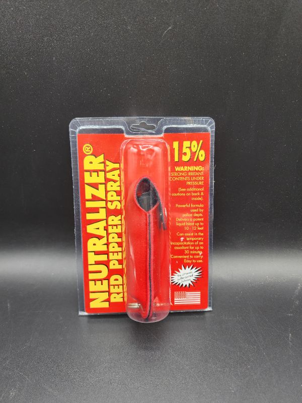 Photo 2 of Neutralizer Red Pepper Spray 15% 1/2 oz. HARDCASE CASE OF 125