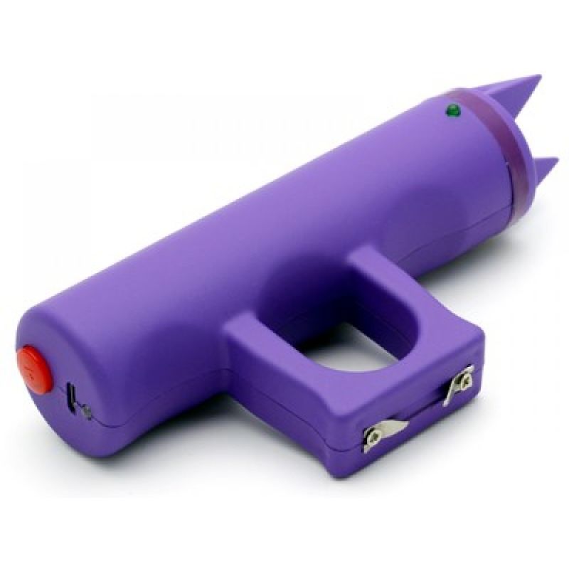 Photo 1 of Cheetah Jogger Stun Gun with Alarm, USB Charger, Purple 5.5" x 2.5" x 1.25" 