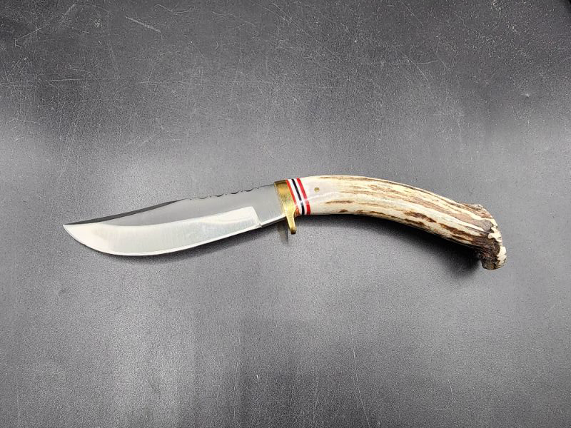 Photo 1 of 10.5" Stag Hunting Knife 
