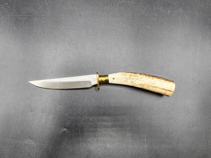 Photo 1 of 8.5" Long Drop Point Stag Knife