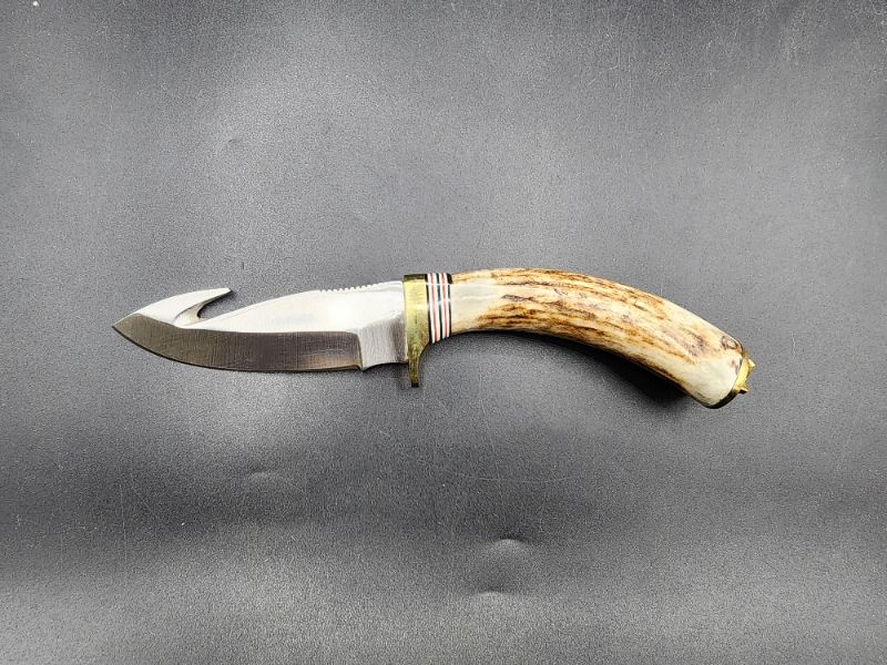 Photo 1 of 8.5" Stag Guthook Knife 