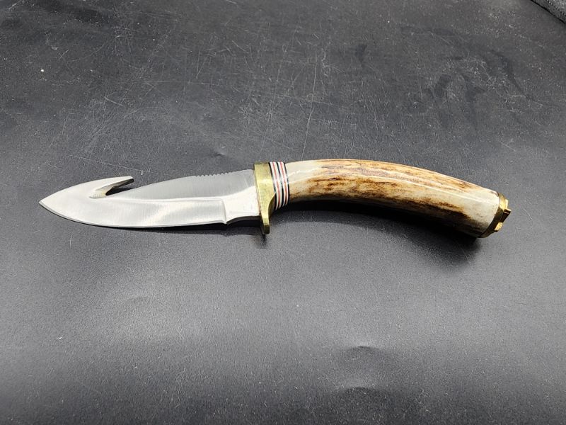 Photo 2 of 8.5" Stag Guthook Knife 