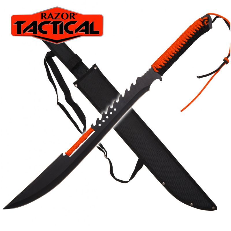 Photo 1 of 25'' RAZOR TACTICAL MACHETE WITH SHEATH