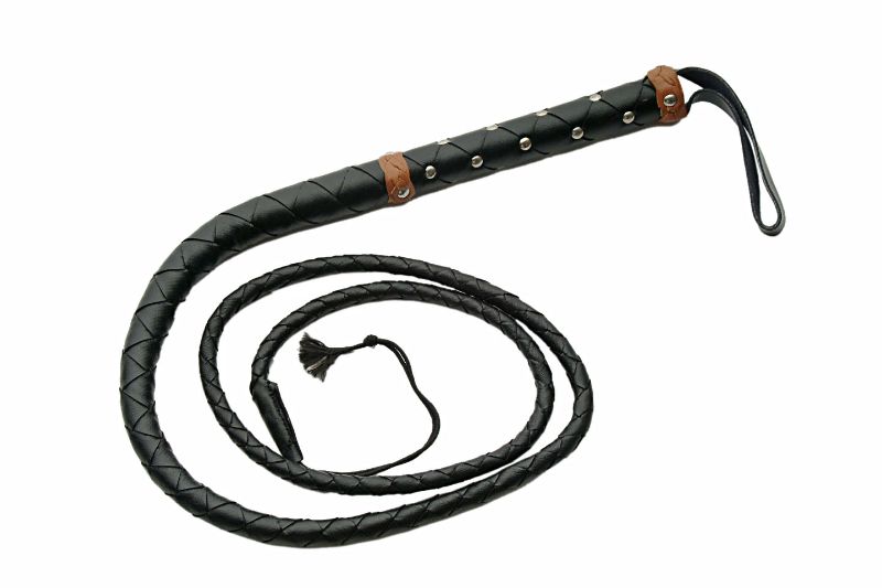 Photo 1 of 5ft Handmade Leather Whip 