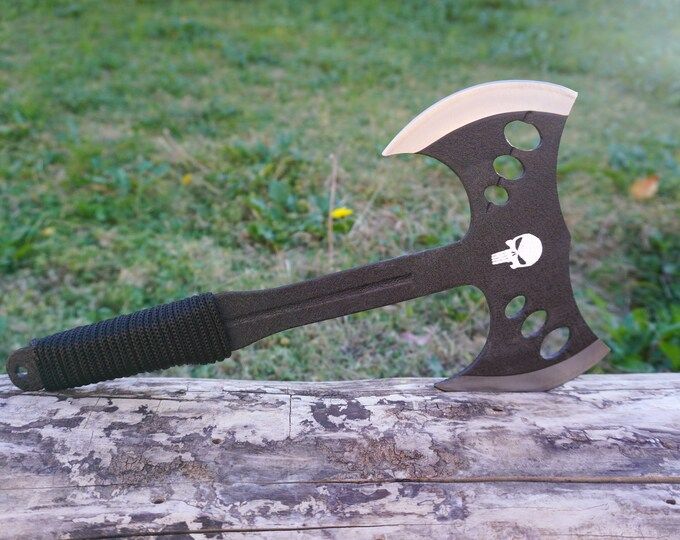 Photo 1 of 13.25" Silver Punisher Throwing Axe
