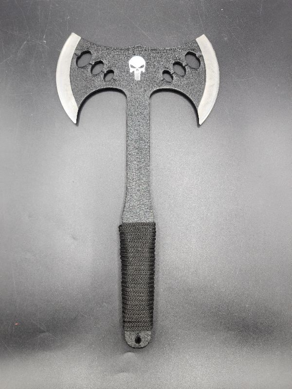 Photo 2 of 13.25" Silver Punisher Throwing Axe