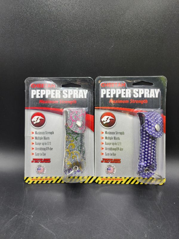 Photo 1 of 2 Pack Cheetha Pepper Spray 