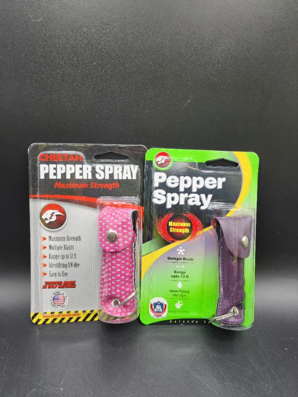 Photo 1 of 2 Pack Cheetha Pepper Spray 