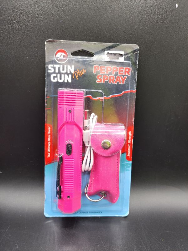 Photo 1 of Pink Volta Stun Gun & Pepper Spray 