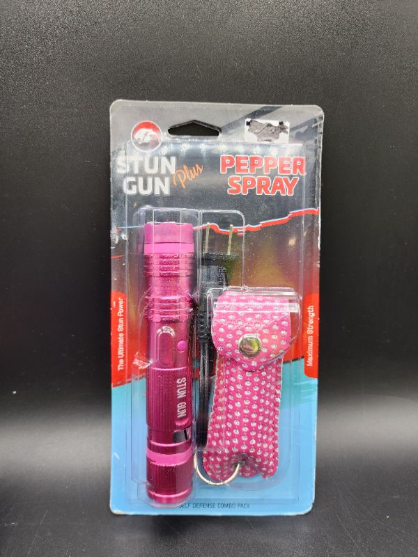 Photo 1 of Pink Stun Gun & Pepper Spray 