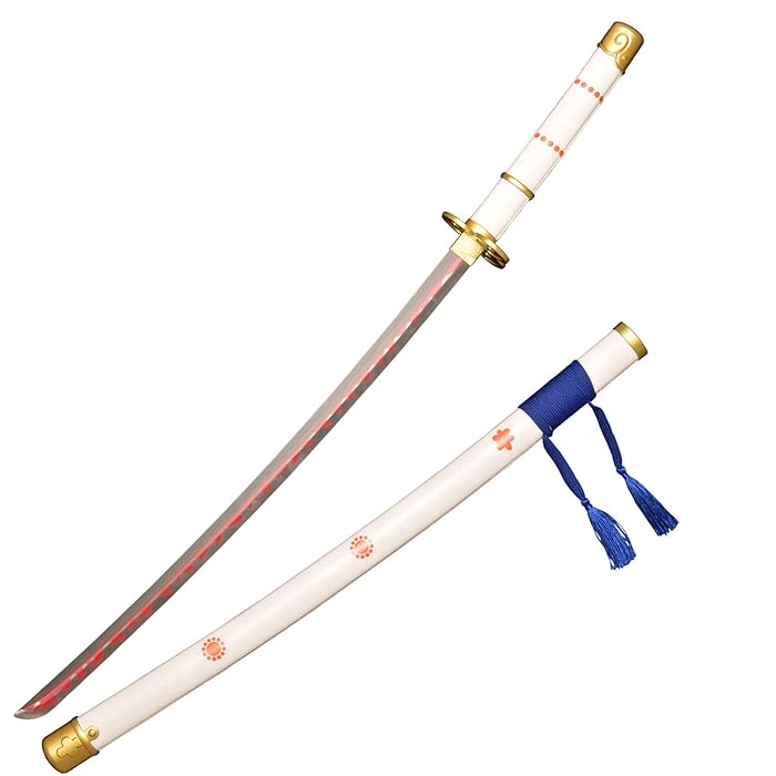 Photo 1 of 37.5" Sword Valley Cosplay Roronoa Zoro Anime Sword Katana Samurai Swords Real Carbon Steel