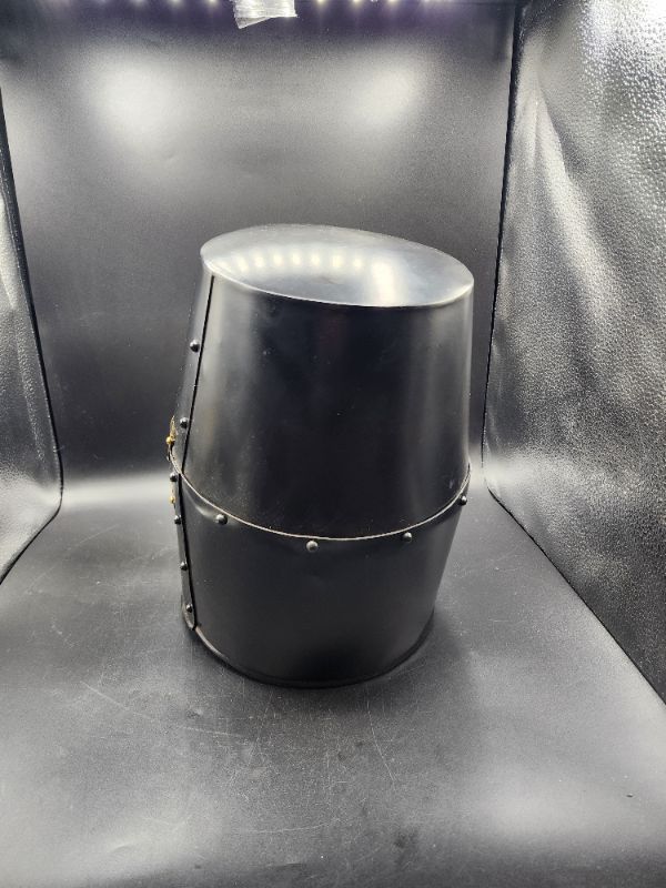 Photo 3 of 14” Decorative Barrel Brass Helm Crusader Helmet 