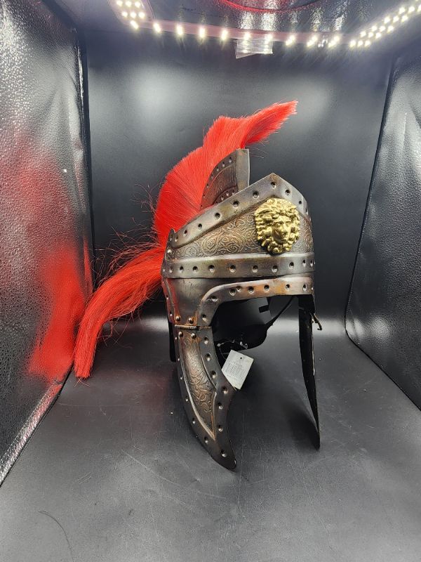 Photo 1 of Armor Helmet of Royal Roman King Army Praetorian Guard Roman Helmet 