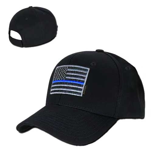 Photo 1 of US FLAG THIN BLUE LINE EMBROIDERED CAP