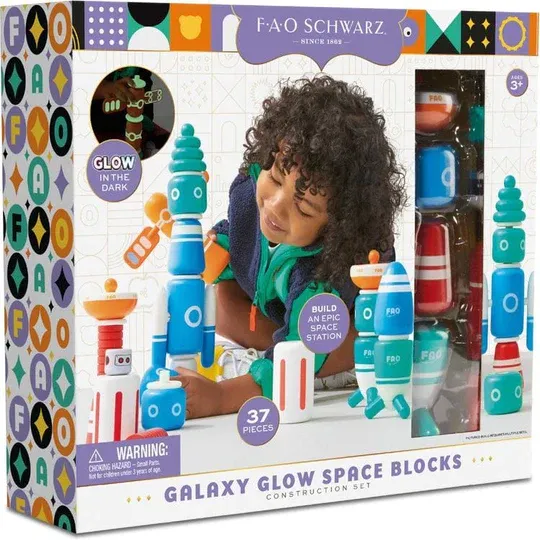 Photo 2 of Galaxy Glow Space Blocks Construction Set