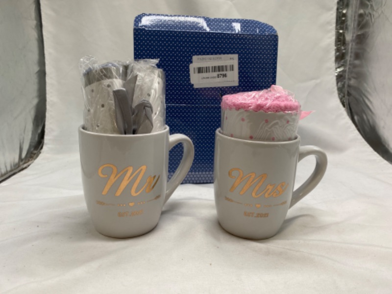 Photo 2 of Mr. & Mrs. Gift Sets for Married Couples with Cozy socks