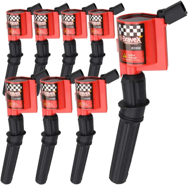 Photo 1 of High Performance Ignition Coil 8 Pack For Ford F-150 F-250 F-350 4.6L 5.4L V8 CROWN VICTORIA EXPEDITION MUSTANG LINCOLN MERCURY Upgrade Compatible with DG508 DG457 DG472 DG491 (RED)
Brand: Megaflint