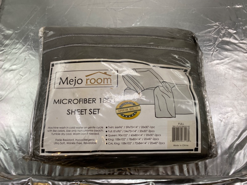 Photo 1 of Mejoroom Queen Size Sheet Set - Hotel Luxury 1800 Bedding Sheets & Pillowcases - Deep Pocket Fitted Sheet, Hypoallergenic, Wrinkle& Breathable, Fade Resistant - 4 Piece UNKNOWN SIZE