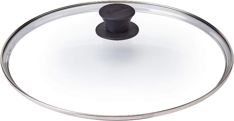 Photo 1 of Glass Lid - 12"-inch/30.48-cm/308mm - Compatible with Lodge - Fully Assembled Tempered Replacement Cover - Oven Safe for Skillet Pots Pans: Universal for all Cookware: Cast Iron, Stainless, Non-Stick