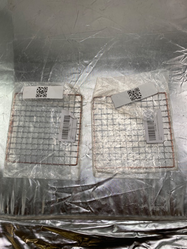 Photo 2 of (2 Pack) NOTO DIA Wire mesh Grill for Shichirin Hida Konro (5.9")