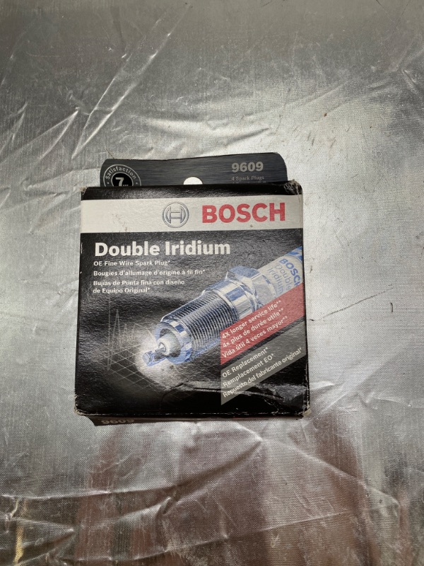 Photo 2 of Bosch 9609 Double Iridium Spark Plug, Up To 4X Longer Life (Pack Of 4) 