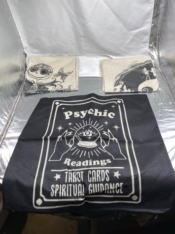 Photo 1 of Pillow Case Bundle: Psychic Tarot Readings and Nightmare Before Christmas Pillow Cases