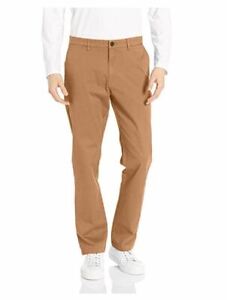 Photo 1 of Goodthreads Men's Athletic-Fit Washed Chino Pant, British Khaki 35W x 32L Beige