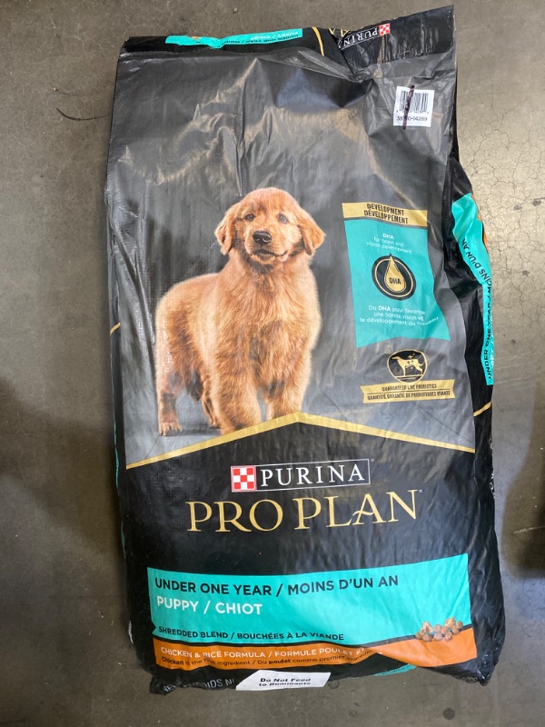 Photo 2 of Purina Pro Plan High Protein Puppy Food Shredded Blend Chicken & Rice Formula - 34 lb. Bag