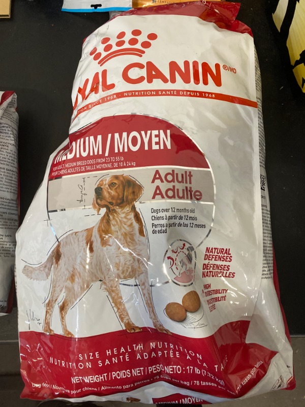 Photo 3 of Royal Canin Medium Breed Adult Dry Dog Food, 17 lb bag
