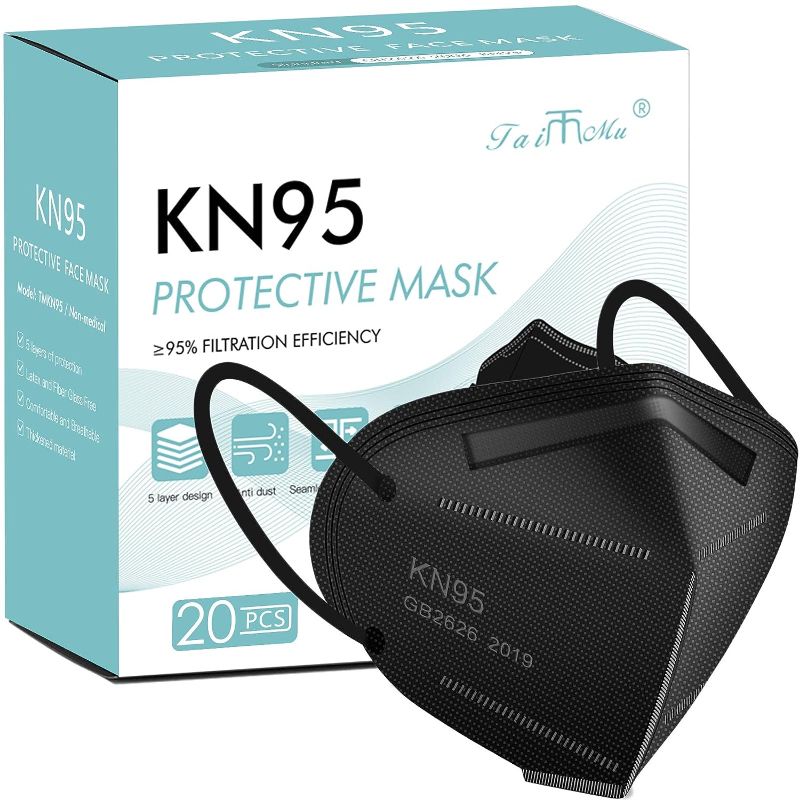 Photo 1 of Taimu TM KN95 Face Masks for Protection Black,Filter Efficiency?95%, 5 Layers Cup Dust Mask, Breathable Protection Masks Against PM2.5 (20PCS)

9 Pack of Fragrance free antibacterial hand sanitizer 2 oz  



