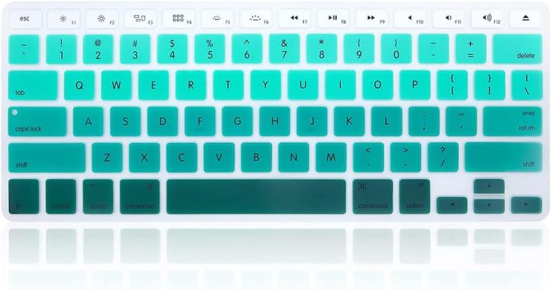 Photo 2 of SEE IMAGE
English Silicone Keyboard Cover Skin for MacBook Air 13 Inch A1466 A1369(Release 2010-2017)& MacBook Pro 13" 15" 17" (2015 Or Older Version

Keyboard Cover Compatible with MacBook Air 13 inch 2019 2018 Release A1932 with Retina Display & Touch I