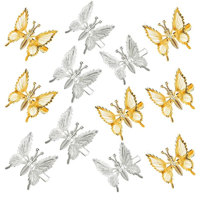 Photo 1 of SEE IMAGE
12 Pcs 3D Butterfly Hair Clips for Women Metallic Hollow Butterfly Hair Pins Cute Hair Barrettes Moving Hair Clamps Claw Clips for Girls(Gold+Silver)

2Pcs Colored Hair Extensions Hairpieces Braids with Rubber Bands Colorful Synthetic Ponytail H