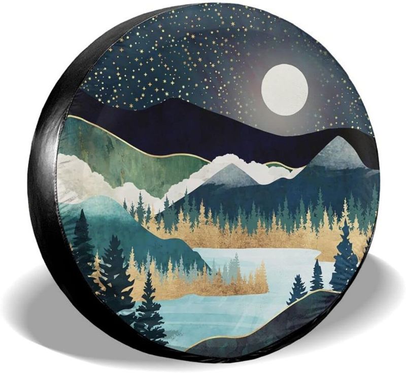 Photo 1 of cozipink Abstract Spare Tire Cover Wheel Protectors Weatherproof Wheel Covers Universal Fit for Trailer Rv SUV Truck Camper Travel Trailers Accessories 14" 15" 16" 17"
SEE IMAGE
"EXPLORE OVER EMBER WINTER GREEN SUNSET"