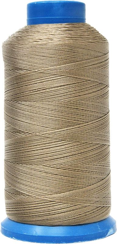 Photo 1 of 
Mandala Crafts Tex 70 Bonded Nylon Thread for Sewing - 1500 YDs T70 Heavy Duty Dark Beige Nylon Thread Size 69 210 D Upholstery Thread for Leather Jeans Weaving