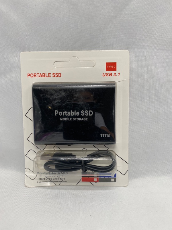Photo 2 of External Hard Drive SSD?Portable External Solid State Drive 2TB-Reading Speeds up to 500Mb/s?USB 3.1 Type C SSD Compatible with Desktops,Laptops,PC, XS Windows