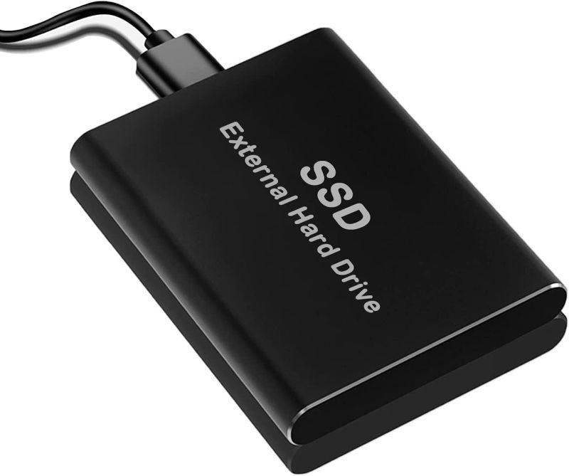 Photo 1 of External Hard Drive SSD?Portable External Solid State Drive 2TB-Reading Speeds up to 500Mb/s?USB 3.1 Type C SSD Compatible with Desktops,Laptops,PC, XS Windows