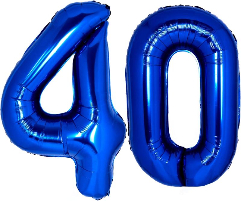 Photo 1 of 40 Inch Giant Navy Blue Number 40 Balloon, Helium Mylar Foil Number Balloons for Birthday Party

Anime Hedgehog Balloons for Boys Birthday Decoration Party Supplies, 6th Birthday Balloons 32'' Helium Balloons Number 6 Foil Balloons for Kids, Baby Shower, 