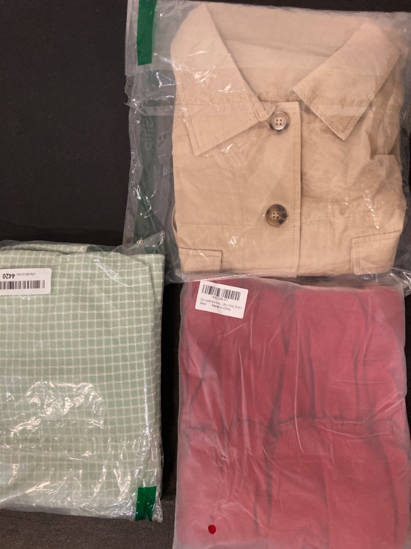 Photo 5 of Miscellaneous Clothing/ Bedsheet-  Variety Pack of 3 - Womens Dress, Men Button Up Shirt- Bed Sheet
