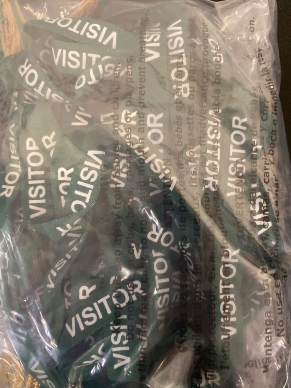 Photo 2 of Miscellaneous Visitor- 10pcs Label Sturdy Green lanyards - Variety Bundle Pack 
