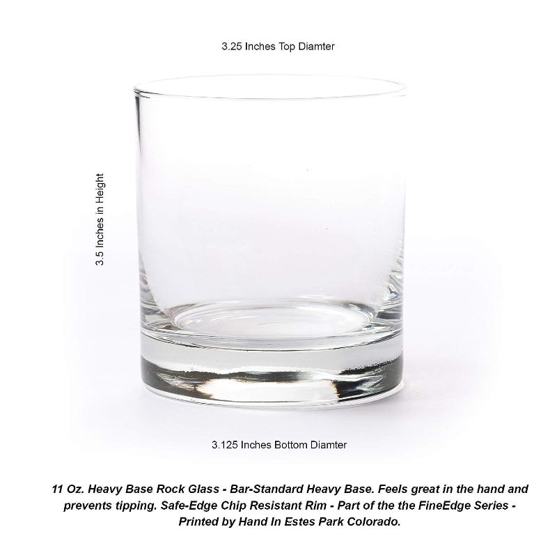 Photo 1 of Whiskey Glasses - Set Of One 8 oz Bourbon Glass, Scotch Glass, Old Fashion Whiskey Drinks Glass
