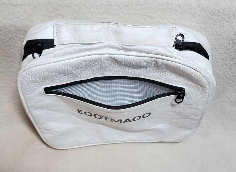 Photo 5 of EOOTMAOO Women's Large Travel Toiletry Bag w/ Zipper and Side Pocket-White
