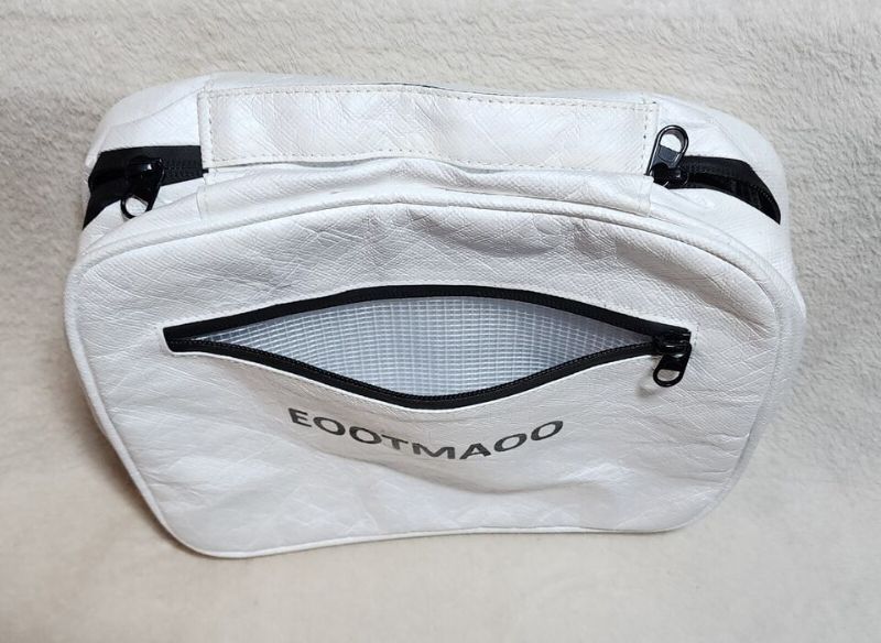 Photo 1 of EOOTMAOO Women's Large Travel Toiletry Bag w/ Zipper and Side Pocket-White

