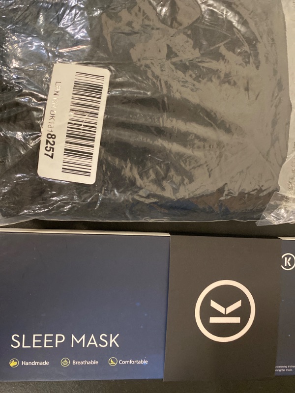Photo 2 of Miscellaneous Bedroom Variety Bundle Pack of 2- Sleep Mask / Black Sheet