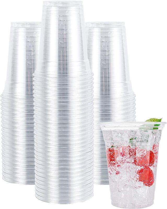 Photo 1 of JOLLY CHEF - Compostable Plastic Cold Cups, 12 Ounce - 100 Count
