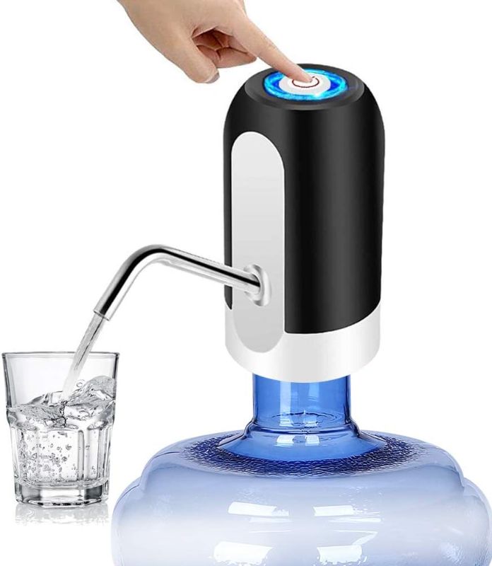 Photo 2 of Water Bottle Pump 5 Gallon Water Bottle Dispenser USB Charging Automatic Drinking Water Pump Portable Electric Water Dispenser Water Bottle Switch
