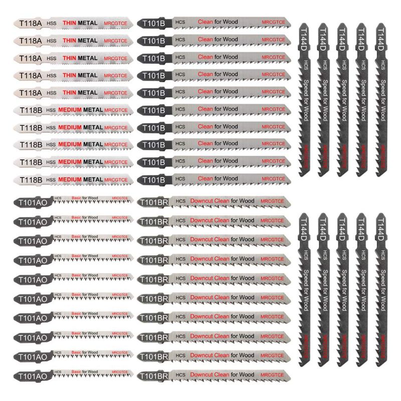 Photo 1 of 50 Piece Contractor Jigsaw Blades Set 